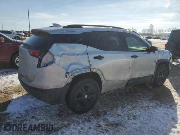 2020 GMC Terrain SLE with VIN 3GKALTEV5LL124987, listed as a Copart auction lot 41757705 with 76,973 mi miles and Salvage Title. Bid and sale history available at DreamBid. Image 3.