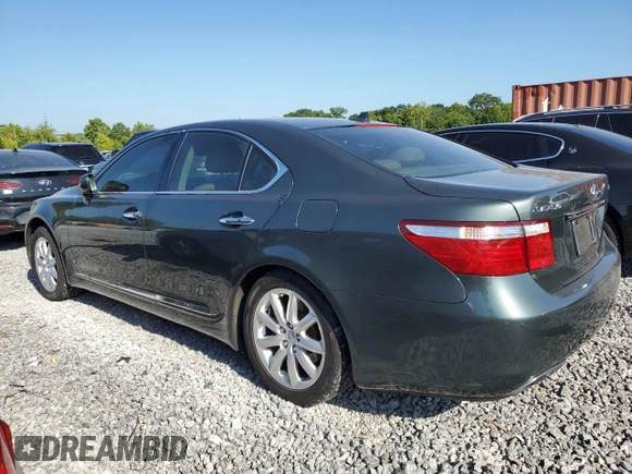 2007 Lexus LS 460 with VIN JTHBL46F775038825, listed as a Copart auction lot 64790895 with 210,011 mi miles and Clean title. Bid and sale history available at DreamBid. Image 2.