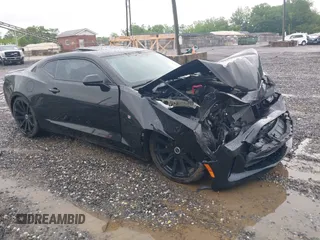 2018 Chevrolet Camaro 1LT with VIN 1G1FB1RS1J0132273, listed as a IAAI auction lot 42245854 with 109,493 mi miles and . Bid and sale history available at DreamBid. Image 1.