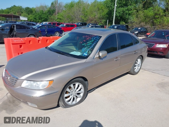 2006 Hyundai Azera SE with VIN KMHFC46F86A051104, listed as a IAAI auction lot 41923493 with Not Provided miles and . Bid and sale history available at DreamBid. Image 2.