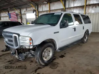 2005 Ford Excursion Special Serv with VIN 1FMNU40L25EB54047, listed as a Copart auction lot 48425265 with 253,574 mi miles and Salvage Title. Bid and sale history available at DreamBid. Image 1.