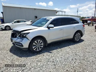 2015 Acura MDX Technology with VIN 5FRYD3H49FB002306, listed as a Copart auction lot 60478385 with 182,848 mi miles and Salvage title. Bid and sale history available at DreamBid. Image 1.
