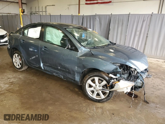 2010 Mazda 3 i SV with VIN JM1BL1SF2A1135533, listed as a Copart auction lot 52078105 with Not Provided miles and Salvage Title. Bid and sale history available at DreamBid. Image 4.