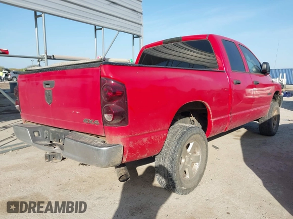 2008 Dodge 1500 SLT with VIN 1D7HU18N78S592080, listed as a IAAI auction lot 41816588 with 232,468 mi miles and . Bid and sale history available at DreamBid. Image 4.