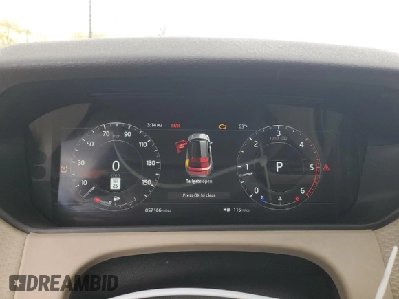 2018 Land Rover Range Rover Velar S with VIN SALYB2RN8JA727754, listed as a Copart auction lot 52988435 with 57,166 mi miles and Salvage Title. Bid and sale history available at DreamBid. Image 9.