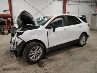 2020 Chevrolet Equinox LS with VIN 3GNAXSEV0LS712254, listed as a Copart auction lot 44042695 with 0 mi miles and Salvage Title. Bid and sale history available at carsss.com. Image 1.