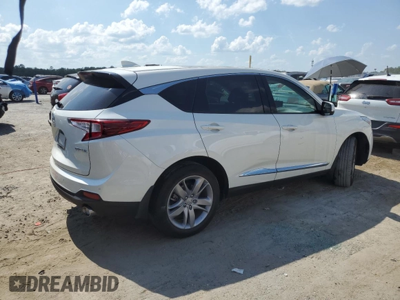 2019 Acura RDX Advance with VIN 5J8TC1H76KL019943, listed as a Copart auction lot 57676865 with 46,326 mi miles and Salvage title. Bid and sale history available at DreamBid. Image 3.