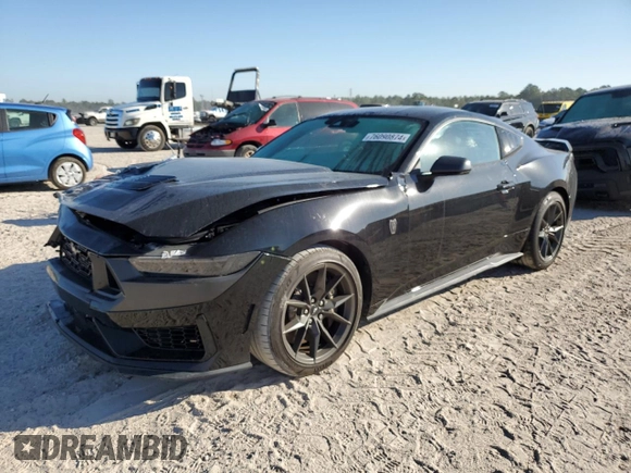 2024 Ford Mustang Dark Horse with VIN 1FA6P8R0XR5501426, listed as a Copart auction lot 76090874 with 0 mi miles and Salvage Title. Bid and sale history available at carsss.com. Image 1.