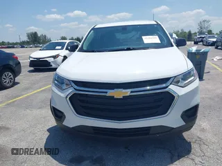 2021 Chevrolet Traverse LS with VIN 1GNERFKWXMJ201136, listed as a IAAI auction lot 42254422 with 50,663 mi miles and . Bid and sale history available at DreamBid. Image 13.