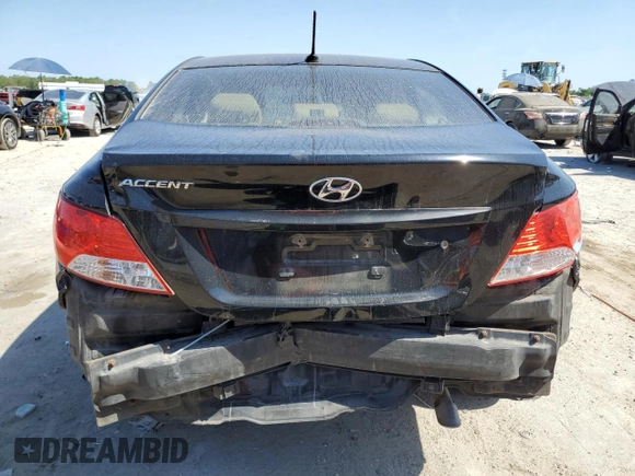 2013 Hyundai Accent GLS with VIN KMHCU4AE4DU316336, listed as a Copart auction lot 53473585 with 139,140 mi miles and Salvage Title. Bid and sale history available at carsss.com. Image 6.