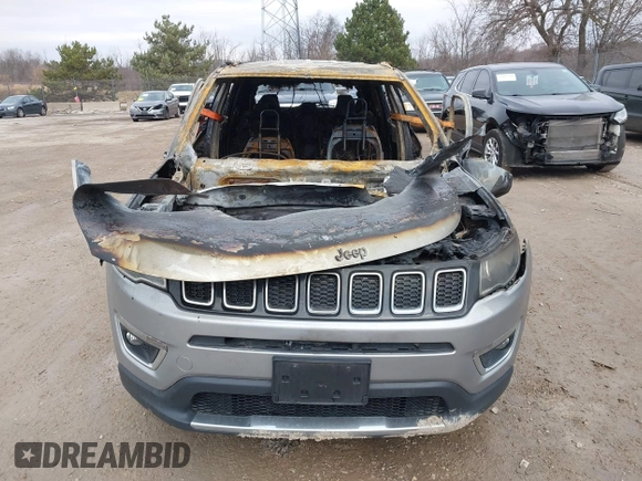 2019 Jeep Compass Limited with VIN 3C4NJCCB3KT675963, listed as a IAAI auction lot 41113330 with 1 mi miles. Bid and sale history available at carsss.com. Image 6.