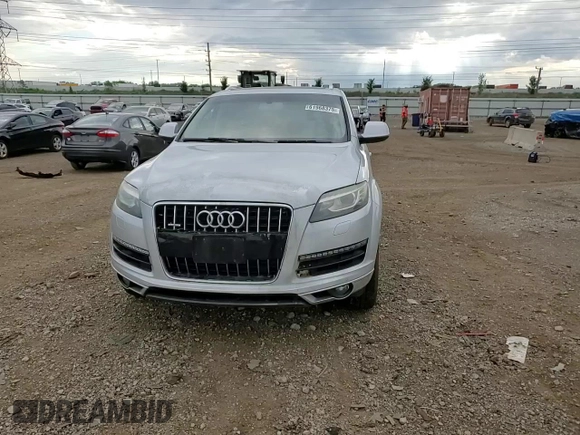 2012 Audi Q7 Premium Plus with VIN WA1LGAFE8CD002054, listed as a Copart auction lot 61968375 with Not provided miles and Salvage title. Bid and sale history available at DreamBid. Image 14.