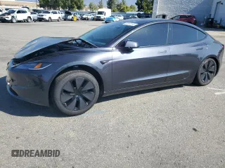 2025 Tesla Model 3 Long Range z VIN 5YJ3E1EB0SF986178, wystawiony jako Copart lot #57612115 z przebiegiem Nie podano mil oraz Szkoda całkowita • Salvage title. Historia ofert i sprzedaży dostępna na DreamBid. Obrazek 1.