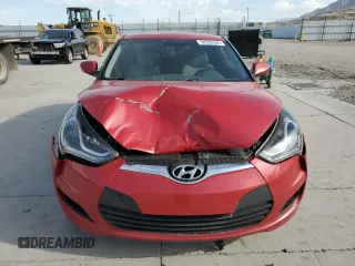 2012 Hyundai Veloster w/Gray Int with VIN KMHTC6ADXCU066489, listed as a Copart auction lot 60538585 with 161,917 mi miles and Salvage title. Bid and sale history available at DreamBid. Image 5.