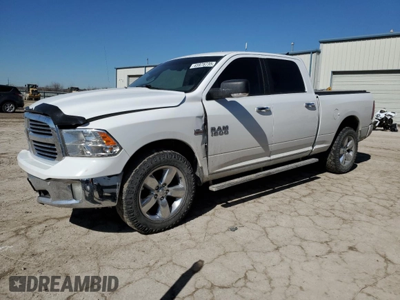 2017 Ram 1500 Big Horn z VIN 1C6RR7TT8HS822368, wystawiony jako Copart lot #45978735 z przebiegiem 94 482 mil mil oraz Szkoda całkowita • Salvage title. Historia ofert i sprzedaży dostępna na DreamBid. Obrazek 1.