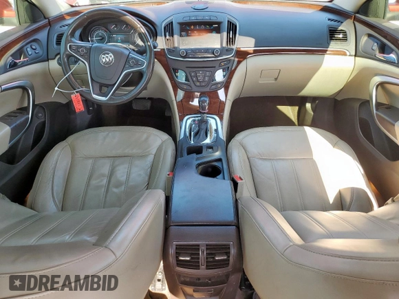 2014 Buick Regal Premium I with VIN 2G4GM5ER0E9274430, listed as a Copart auction lot 62279325 with 105,278 mi miles and Salvage title. Bid and sale history available at DreamBid. Image 8.