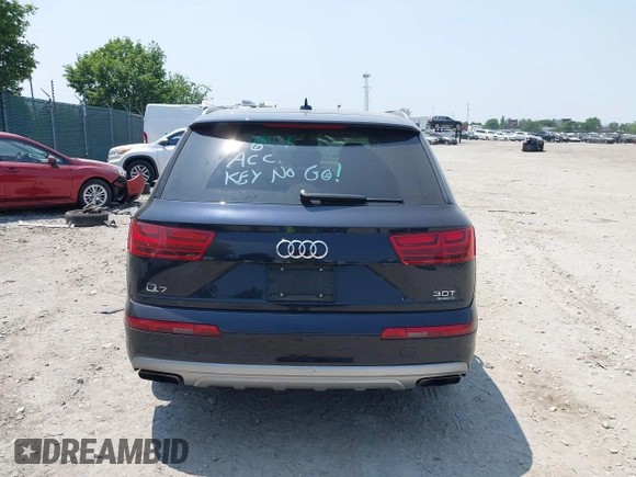2017 Audi Q7 Premium Plus with VIN WA1LAAF76HD017887, listed as a IAAI auction lot 42426902 with 31,478 mi miles and . Bid and sale history available at DreamBid. Image 17.