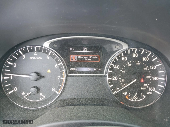 2017 Nissan Pathfinder SV with VIN 5N1DR2MN3HC640041, listed as a Copart auction lot 50608485 with 45,919 mi miles and Salvage Title. Bid and sale history available at carsss.com. Image 9.