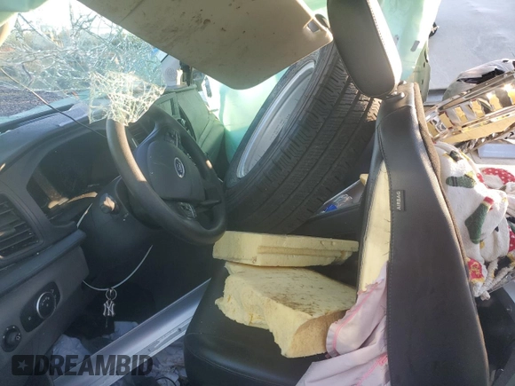 2023 Ford Transit with VIN 1FDBF6PG6PKB82634, listed as a Copart auction lot 55140175 with Not provided miles and Salvage title. Bid and sale history available at DreamBid. Image 7.