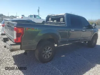 2017 Ford Super Duty F-250 SRW Lariat with VIN 1FT7W2BT0HED14889, listed as a Copart auction lot 47591825 with 219,807 mi miles and Salvage Title. Bid and sale history available at carsss.com. Image 3.