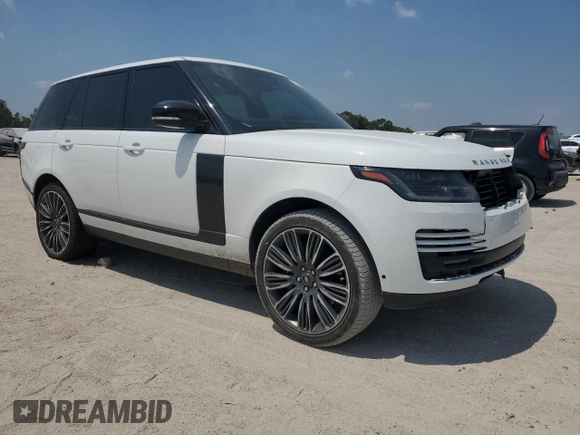 2022 Land Rover Range Rover Westminster with VIN SALGS2SE9NA461723, listed as a Copart auction lot 67390474 with 36,619 mi miles and Salvage title. Bid and sale history available at DreamBid. Image 4.