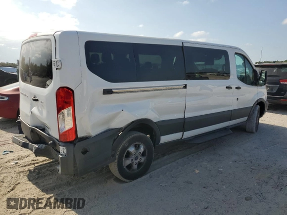 2017 Ford Transit XL with VIN 1FBZX2YM8HKA63177, listed as a Copart auction lot 54858195 with 123,403 mi miles and Salvage Title. Bid and sale history available at DreamBid. Image 3.