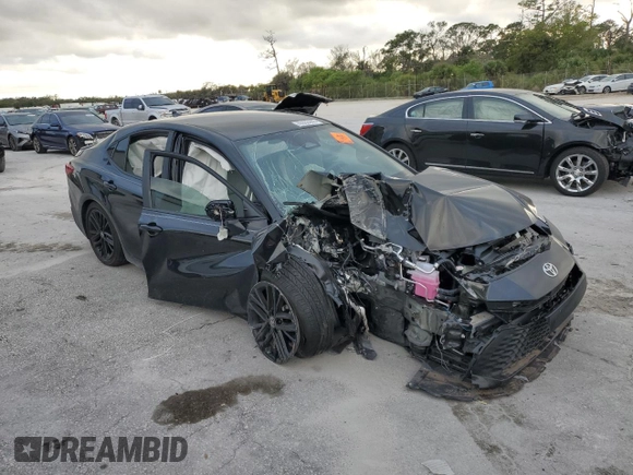 2025 Toyota Camry LE with VIN 4T1DAACK4SU027338, listed as a Copart auction lot 45603445 with 11,536 mi miles and Non Repairable. Bid and sale history available at DreamBid. Image 4.
