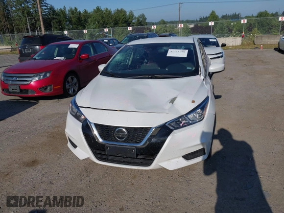 2022 Nissan Versa SV with VIN 3N1CN8EV2NL861856, listed as a IAAI auction lot 42725796 with 44,431 mi miles and . Bid and sale history available at DreamBid. Image 12.