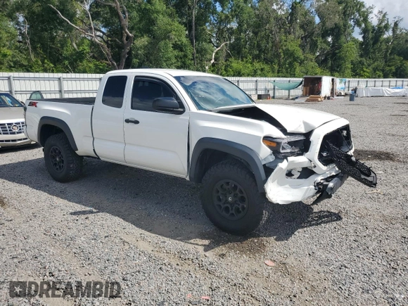 2020 Toyota Tacoma SR with VIN 3TYSZ5AN5LT006078, listed as a Copart auction lot 61758015 with 46,519 mi miles and Salvage title. Bid and sale history available at DreamBid. Image 4.