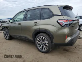 2025 Subaru Forester Touring with VIN JF2SLDTC3SH460756, listed as a Copart auction lot 58800695 with 1,185 mi miles and Salvage title. Bid and sale history available at DreamBid. Image 2.