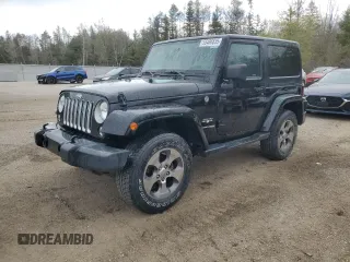 2018 Jeep Wrangler Sahara z VIN 1C4AJWBG0JL903053, wystawiony jako Copart lot #55486835 z przebiegiem 136 516 mil mil oraz Czysty tytuł • Clean title. Historia ofert i sprzedaży dostępna na DreamBid. Obrazek 1.