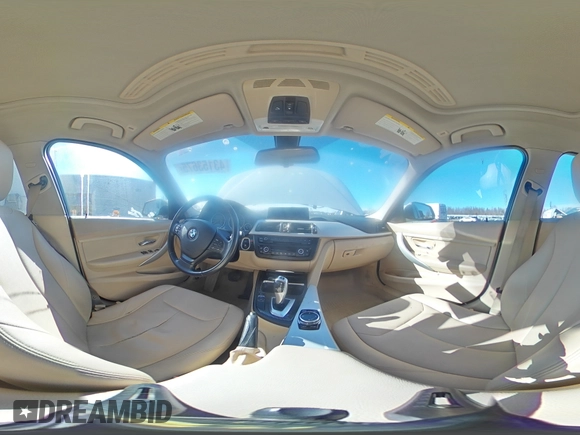 2014 BMW 3 Series 320i xDrive with VIN WBA3C3G52ENR25118, listed as a Copart auction lot 43153675 with 120,576 mi miles and Salvage title. Bid and sale history available at DreamBid. Image 14.