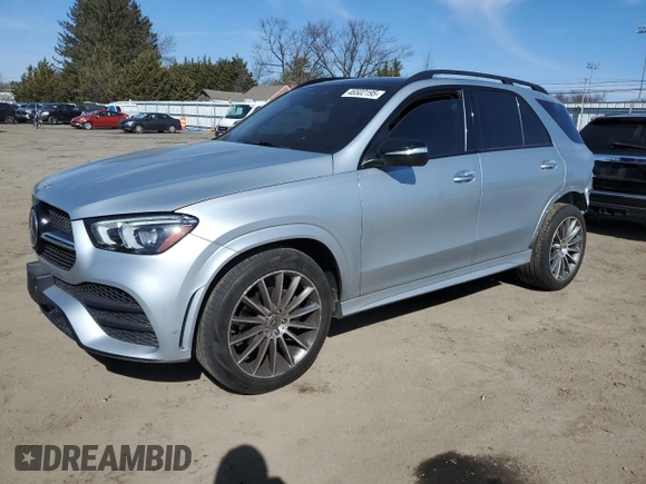 2022 Mercedes-Benz GLE 350 with VIN 4JGFB4KB9NA830600, listed as a Copart auction lot 46502195 with 43,251 mi miles and Salvage title. Bid and sale history available at DreamBid. Image 1.