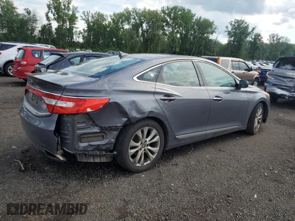 2013 Hyundai Azera с VIN KMHFG4JG3DA227946, выставлен на аукционе Copart как лот 62827305 с пробегом 113 630 миль миль и Списание • Salvage title. История ставок и продаж доступна на DreamBid. Изображение 3.