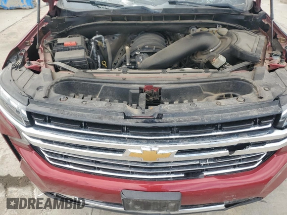 2022 Chevrolet Tahoe LT z VIN 1GNSCNKD8NR107255, wystawiony jako Copart lot #49085035 z przebiegiem Nie podano mil oraz Szkoda całkowita • Salvage title. Historia ofert i sprzedaży dostępna na DreamBid. Obrazek 12.