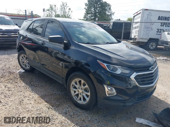 2020 Chevrolet Equinox LS with VIN 2GNAXHEV2L6266335, listed as a IAAI auction lot 41884385 with 85,441 mi miles. Bid and sale history available at carsss.com. Image 1.