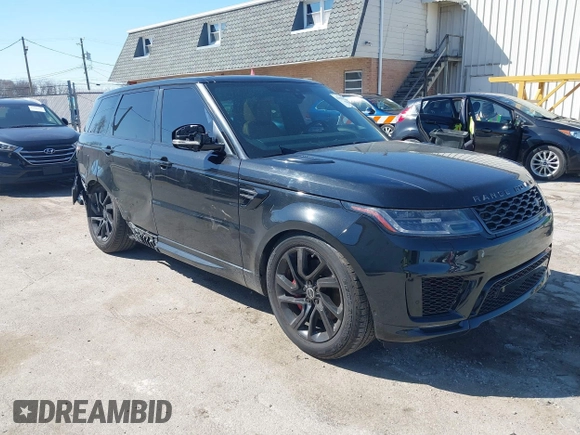 2019 Land Rover Range Rover Sport Dynamic with VIN SALWR2RE5KA855423, listed as a IAAI auction lot 41959353 with 49,269 mi miles and . Bid and sale history available at DreamBid. Image 1.