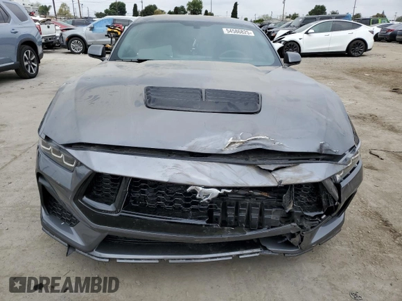 2024 Ford Mustang GT with VIN 1FA6P8CF2R5411295, listed as a Copart auction lot 54586825 with 12,307 mi miles and Salvage Title. Bid and sale history available at carsss.com. Image 5.
