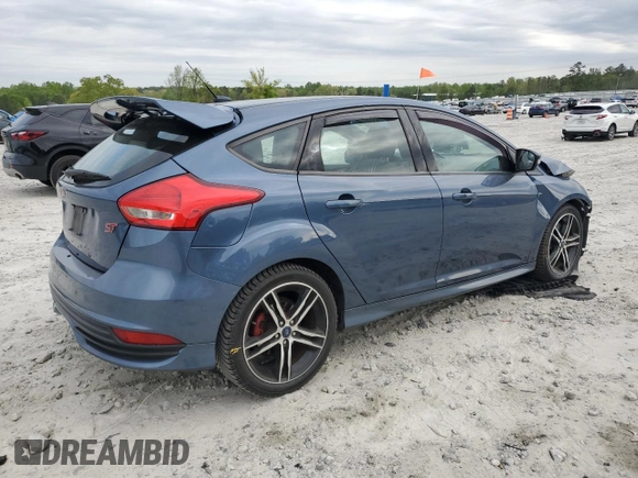 2018 Ford Focus ST with VIN 1FADP3L97JL283947, listed as a Copart auction lot 53208885 with 72,284 mi miles and Salvage Title. Bid and sale history available at DreamBid. Image 3.
