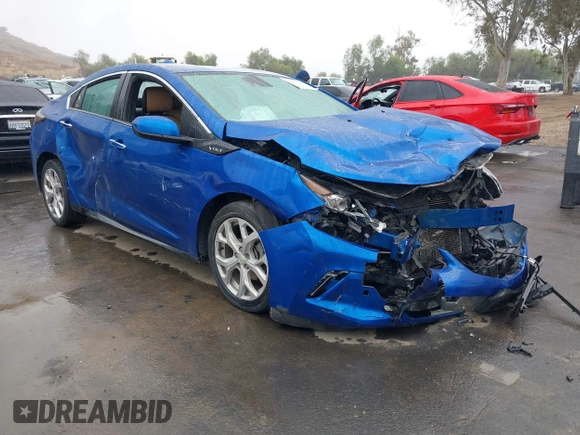 2016 Chevrolet Volt Premier with VIN 1G1RD6S5XGU121489, listed as a IAAI auction lot 41552230 with 103,334 mi miles. Bid and sale history available at carsss.com. Image 1.