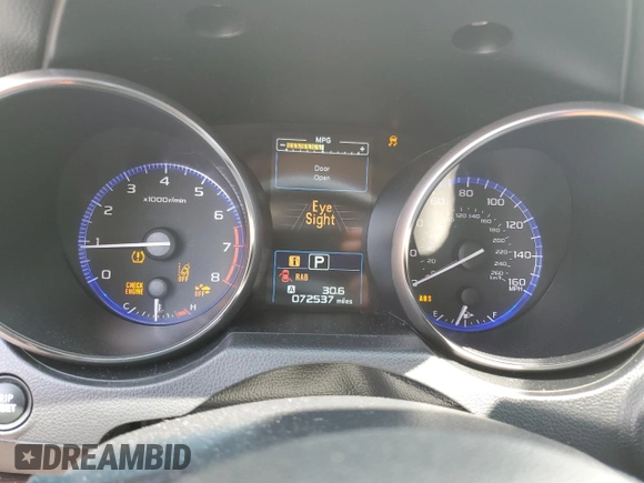 2018 Subaru Outback Touring with VIN 4S4BSETC9J3268787, listed as a Copart auction lot 61550025 with 72,537 mi miles and Salvage title. Bid and sale history available at DreamBid. Image 9.
