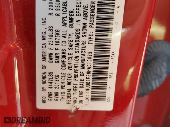 2017 Acura TLX z VIN 19UUB1F36HA010025, wystawiony jako Copart lot #58136125 z przebiegiem 125 999 mil mil oraz Szkoda całkowita • Salvage title. Historia ofert i sprzedaży dostępna na DreamBid. Obrazek 13.