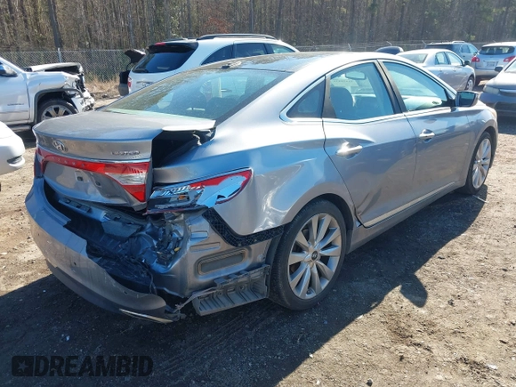 2016 Hyundai Azera Limited z VIN KMHFH4JGXGA568911, wystawiony jako IAAI lot #41428434 z przebiegiem 158 202 mil mil oraz . Historia ofert i sprzedaży dostępna na DreamBid. Obrazek 4.