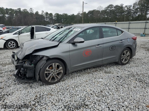 2017 Hyundai Elantra SE with VIN KMHD84LF8HU354169, listed as a Copart auction lot 45792145 with 52,002 mi miles and Salvage Title. Bid and sale history available at carsss.com. Image 1.