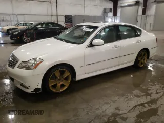 2008 Infiniti M45 with VIN JNKBY01E08M500710, listed as a Copart auction lot 81939784 with 191,402 mi miles and Salvage Title. Bid and sale history available at carsss.com. Image 1.