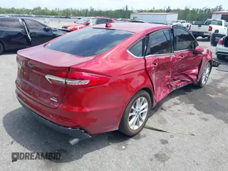 2020 Ford Fusion SE with VIN 3FA6P0HD5LR164755, listed as a IAAI auction lot 42092028 with 96,959 mi miles and . Bid and sale history available at DreamBid. Image 4.