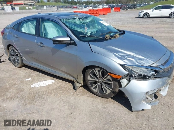 2017 Honda Civic Sedan EX-T with VIN 19XFC1F30HE013214, listed as a IAAI auction lot 41931716 with 185,215 mi miles. Bid and sale history available at carsss.com. Image 1.
