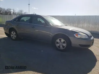 2008 Chevrolet Impala LT with VIN 2G1WT58N481221771, listed as a Copart auction lot 48308445 with 170,640 mi miles and Salvage Title. Bid and sale history available at DreamBid. Image 4.