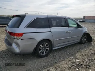 2016 Honda Odyssey Touring Elite with VIN 5FNRL5H96GB158496, listed as a Copart auction lot 53031525 with Not Provided miles and Salvage Title. Bid and sale history available at carsss.com. Image 3.