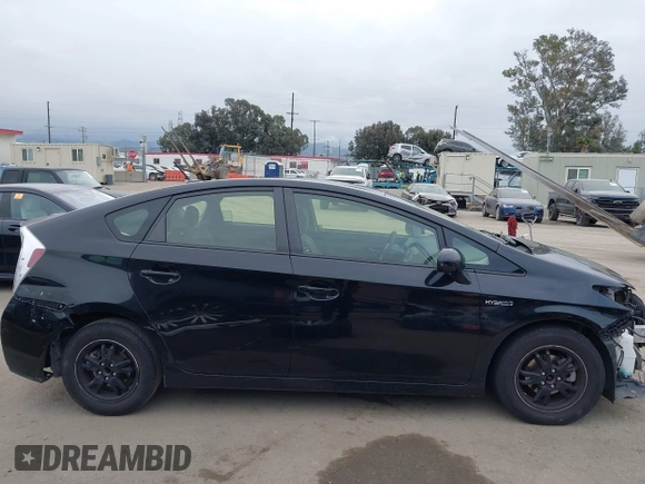 2012 Toyota Prius One with VIN JTDKN3DU9C5529639, listed as a IAAI auction lot 42075085 with 177,911 mi miles and . Bid and sale history available at carsss.com. Image 14.